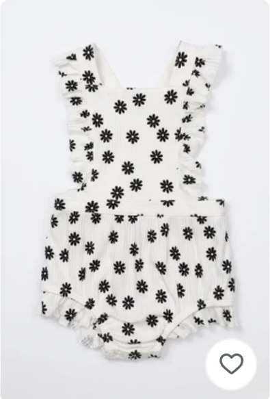 Cat & Jack Daisy ruffle romper